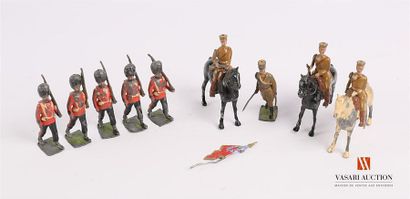 Soldats de plomb articulés polychromes fabrication...