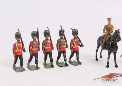 Soldats de plomb articulés polychromes fabrication...