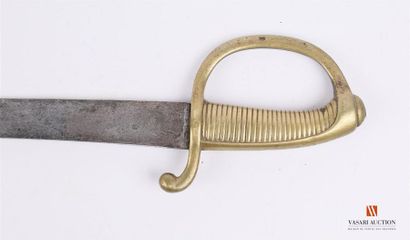 Sabre briquet modèle An IX, lame légèrement...
