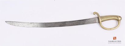 Sabre briquet modèle An IX, lame légèrement...