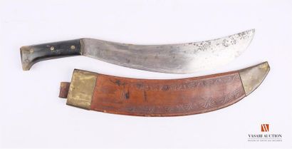 Sabre machette, poignée corne (petite manque),...
