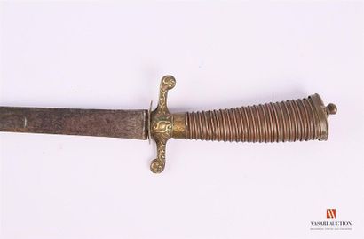 Couteau de chasse, lame de 52 cm, à gorge...