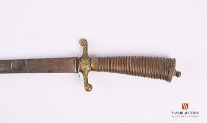 Couteau de chasse, lame de 52 cm, à gorge...
