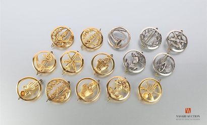 Armée française : insignes de bérets , état...