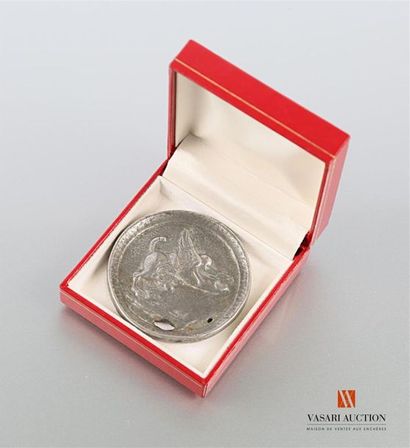 Jeton de maison de tolérance, étain, 53 mm,...
