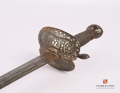 Glaive, monture pas d'âne en fer rehaussé...