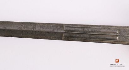 Glaive, monture pas d'âne en fer rehaussé...