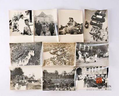 10 photos de presse : Libération 1944: scène...