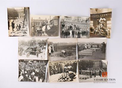 10 photos de presse : Libération 1944: réfection...