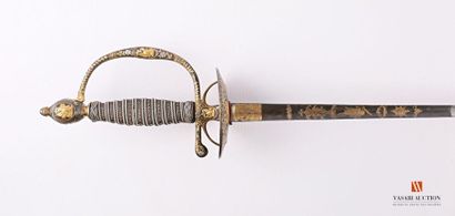 Épée de cour pour officier, exceptionnelle...