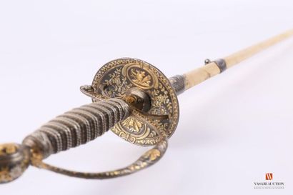 Épée de cour pour officier, exceptionnelle...
