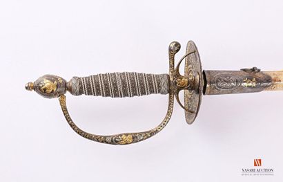 Épée de cour pour officier, exceptionnelle...
