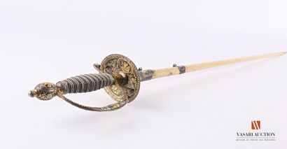 Épée de cour pour officier, exceptionnelle...