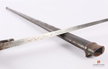 Baïonnette GRAS modèle 1874, lame de 52,3...