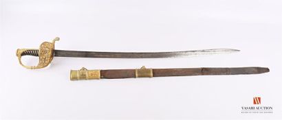 Sabre d'officier de Marine modèle 1837, garde...