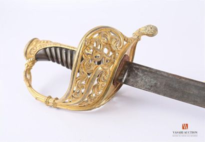 Sabre d'officier de Marine modèle 1837, garde...