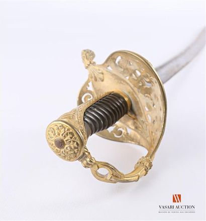 Sabre d'officier de Marine modèle 1837, garde...