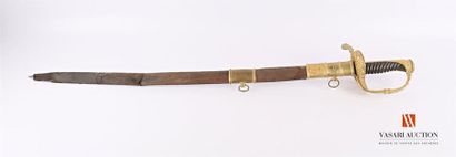 Sabre d'officier de Marine modèle 1837, garde...