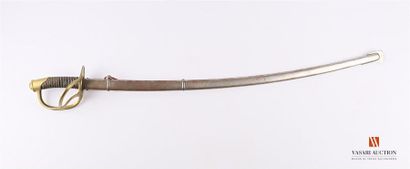 Sabre d'officier type 1822, garde laiton...