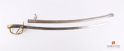 Sabre d'officier type 1822, garde laiton...