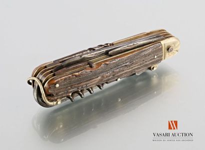 Couteau pliant multi-lames, modèle pour cavalier...