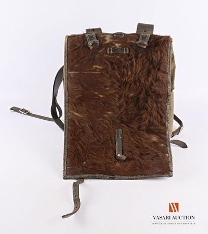 Tornister ; sac à dos en poil de vache modèle...