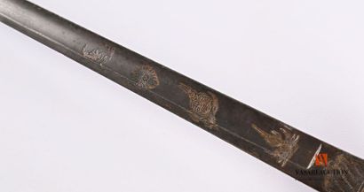Épée d'officier, monture laiton à une branche...