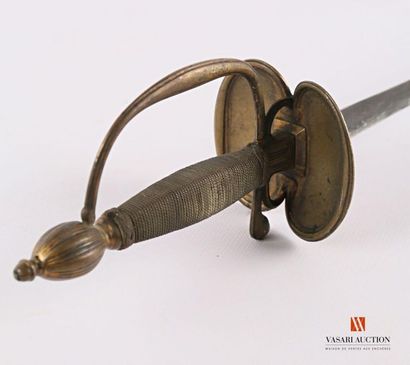 Épée d'officier, monture laiton 