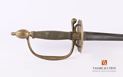 Épée d'officier, monture laiton 