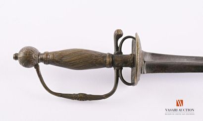 Épée de ville, monture laiton 