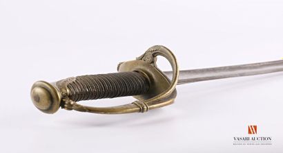 Sabre d'officier modèle 1821, monture laiton...
