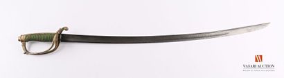 Sabre d'officier type 1821, monture laiton...