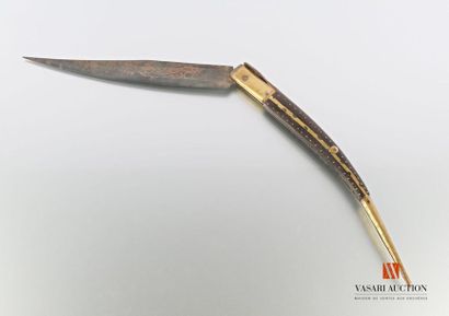 Couteau pliant dit Navaja, modèle à cran...