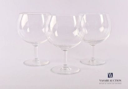 VAL SAINT-LAMBERT
Three tasting glasses in
high...