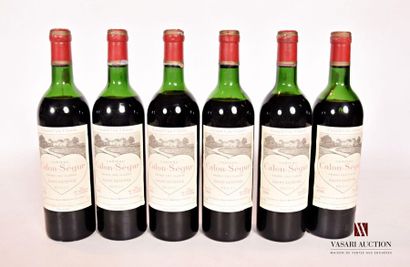 6 bottlesChâteau CALON SÉGURSt Estèphe GCC1986
And....