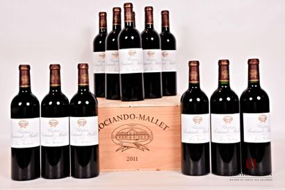 12 bottlesChâteau SOCIANDO MALLETHaut Médoc2011
Presentation...
