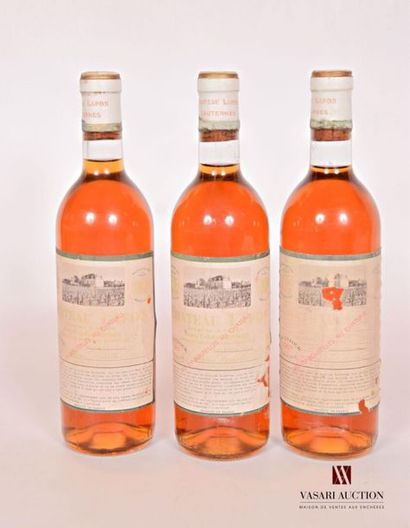 3 bottlesChâteau LAFONHaut Sauternes1967
Adjacent...