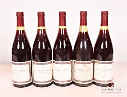 5 bottlesCHAPELLE CHAMBERTIN GC mise C. Colbert...