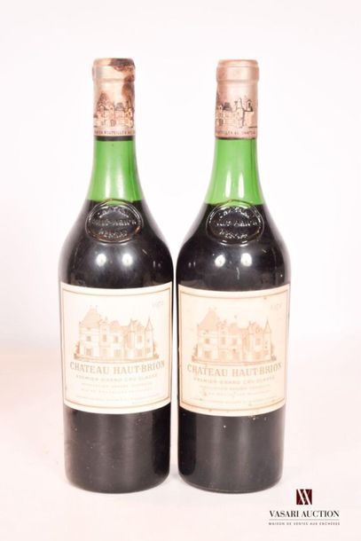 2 bottlesChâteau HAUT BRIONGraves 1er GCC1972
And:...