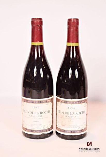 2 bottlesCLOS DE LA ROCHE GC mise C. Colbert...