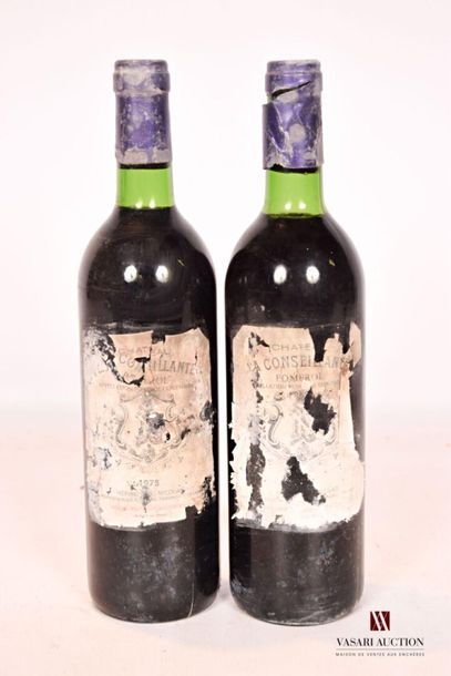 2 bottlesChâteau LA CONSEILLANTEPomerol1978
Et....