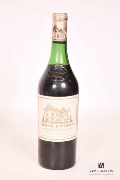 1 bottleChâteau HAUT BRIONGraves 1er GCC1972
And....