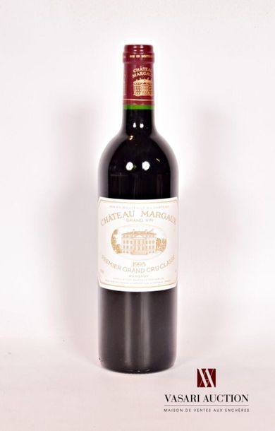 1 bottleChâteau MARGAUXMargaux 1er GCC1995
Presentation...