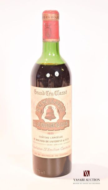 1 bottleChâteau L'ANGÉLUSSt Emilion GCC1971
And....