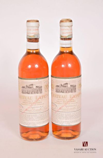 2 bottlesChâteau LAFONHaut Sauternes1967
Adjacent...