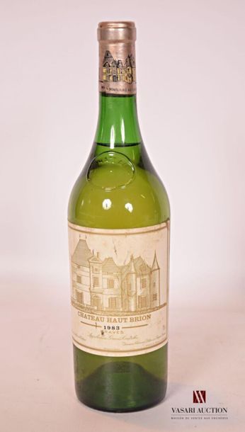 1 bottleChâteau HAUT BRIONGraves white1983
And....