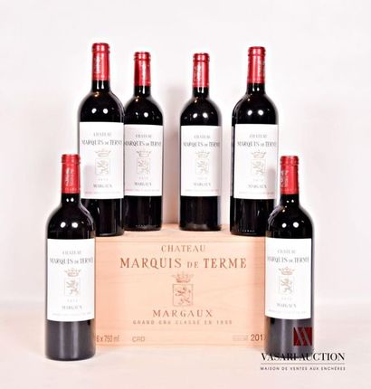 6 bottlesChâteau MARQUIS DE TERMEMargaux...