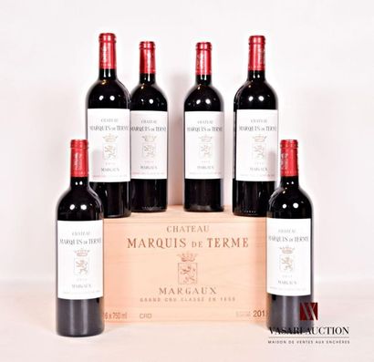6 bottlesChâteau MARQUIS DE TERMEMargaux...