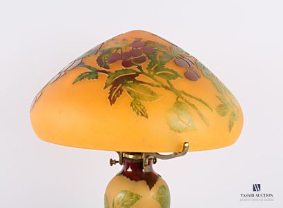 LA ROCHERE

Lampe en verre multicoule à décor...