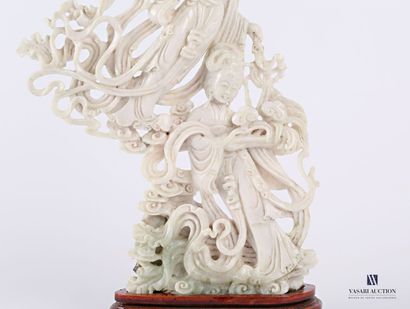 CHINA 

Hard stone sculpture depicting two...